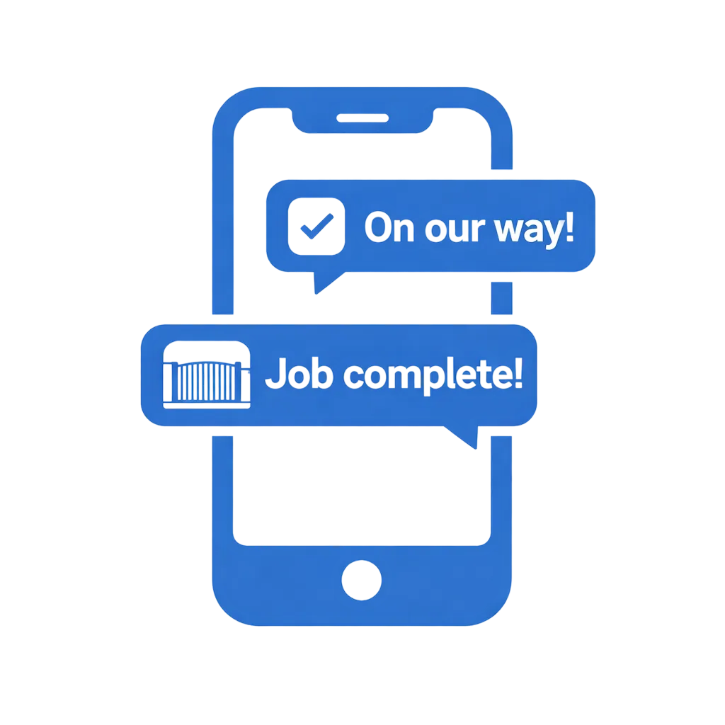 Text message updates icon